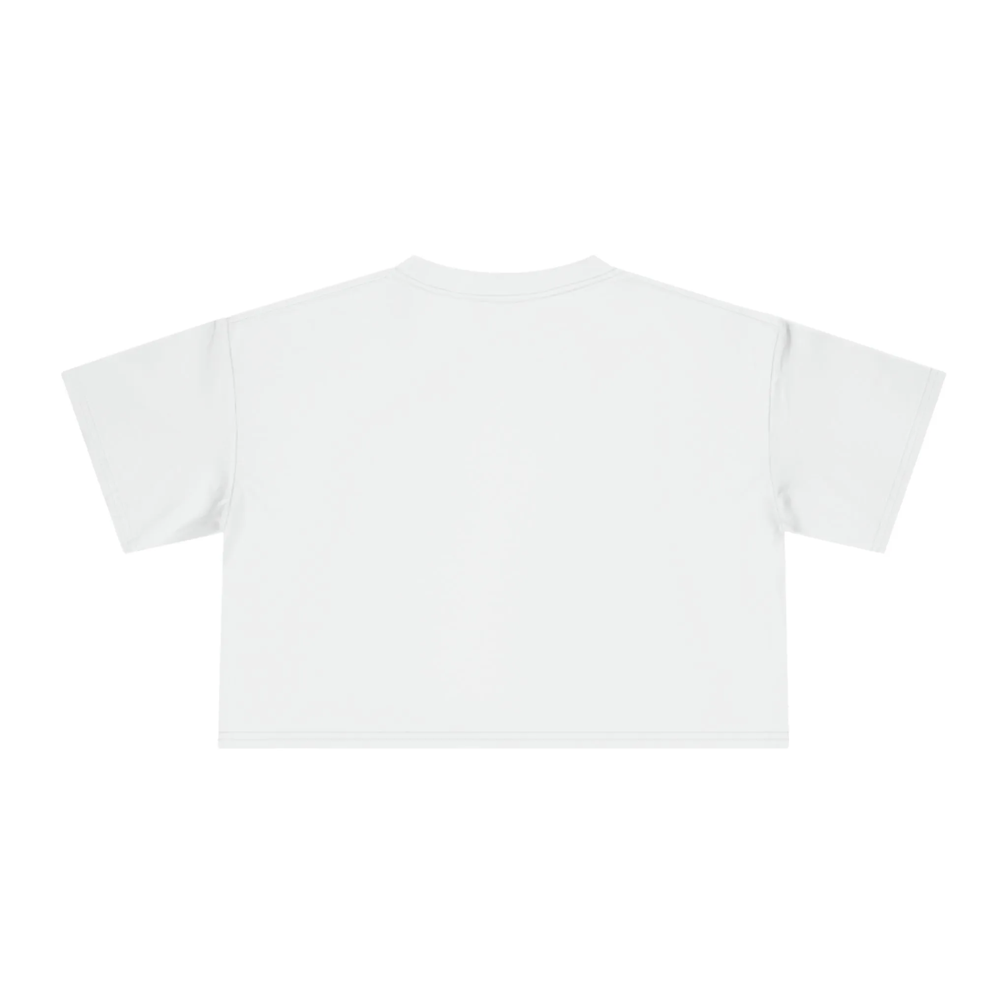 Blue Peace Square Women's Crop Tee