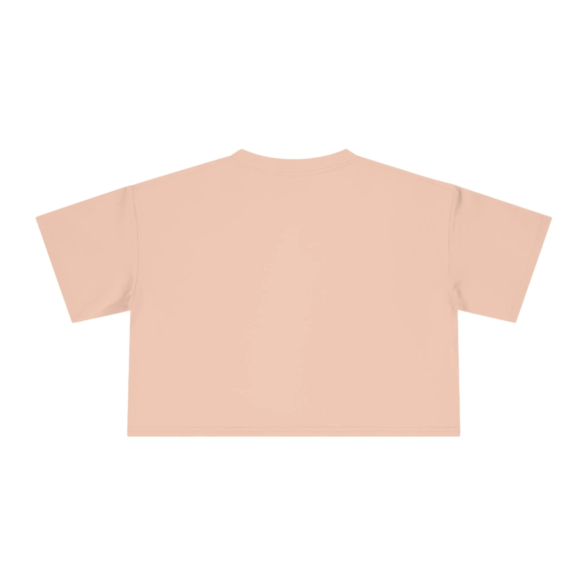 Blue Peace Square Women's Crop Tee
