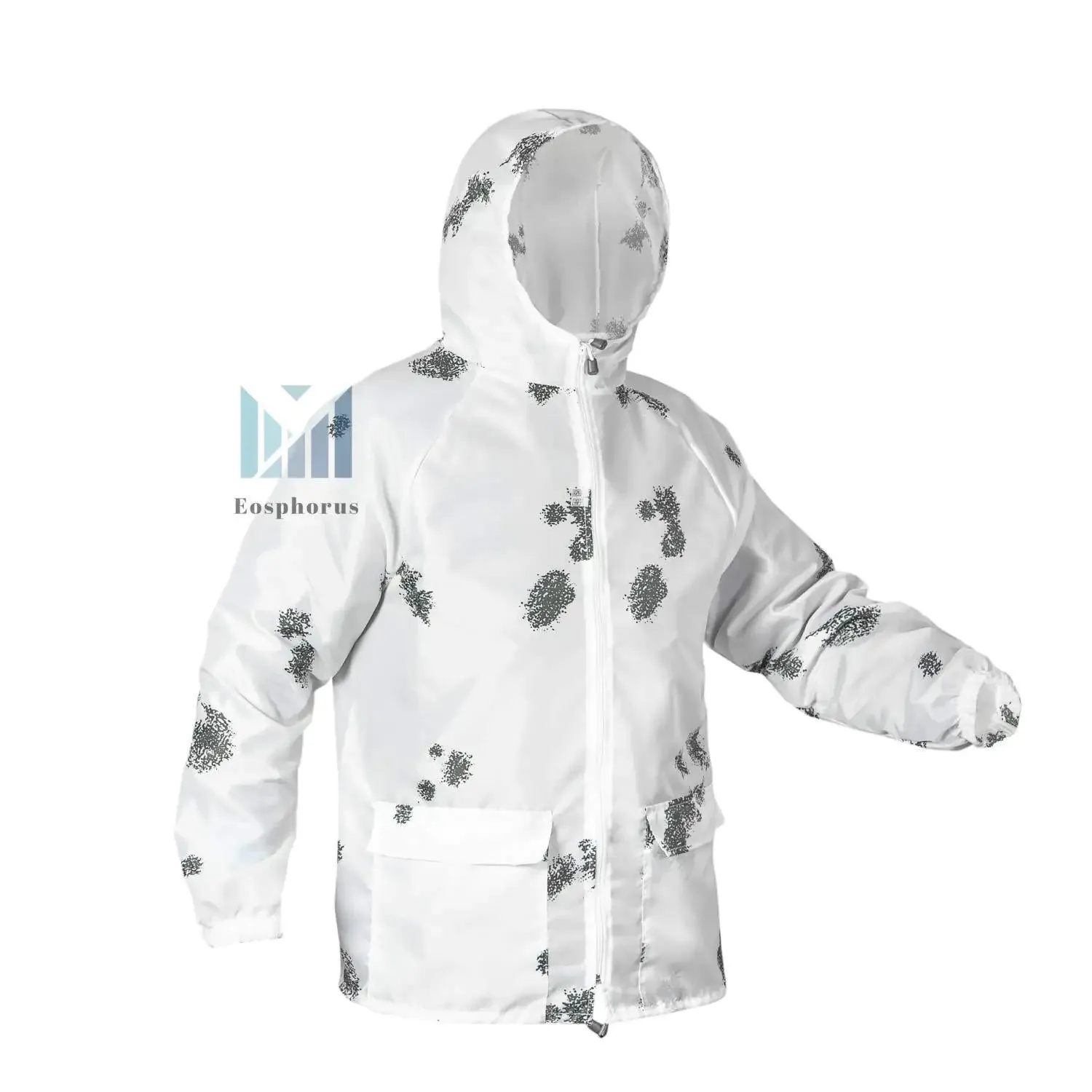 Blur Snow Camo Winter Masking Overall Ultra Thin Overwhites Airsoft XL Size