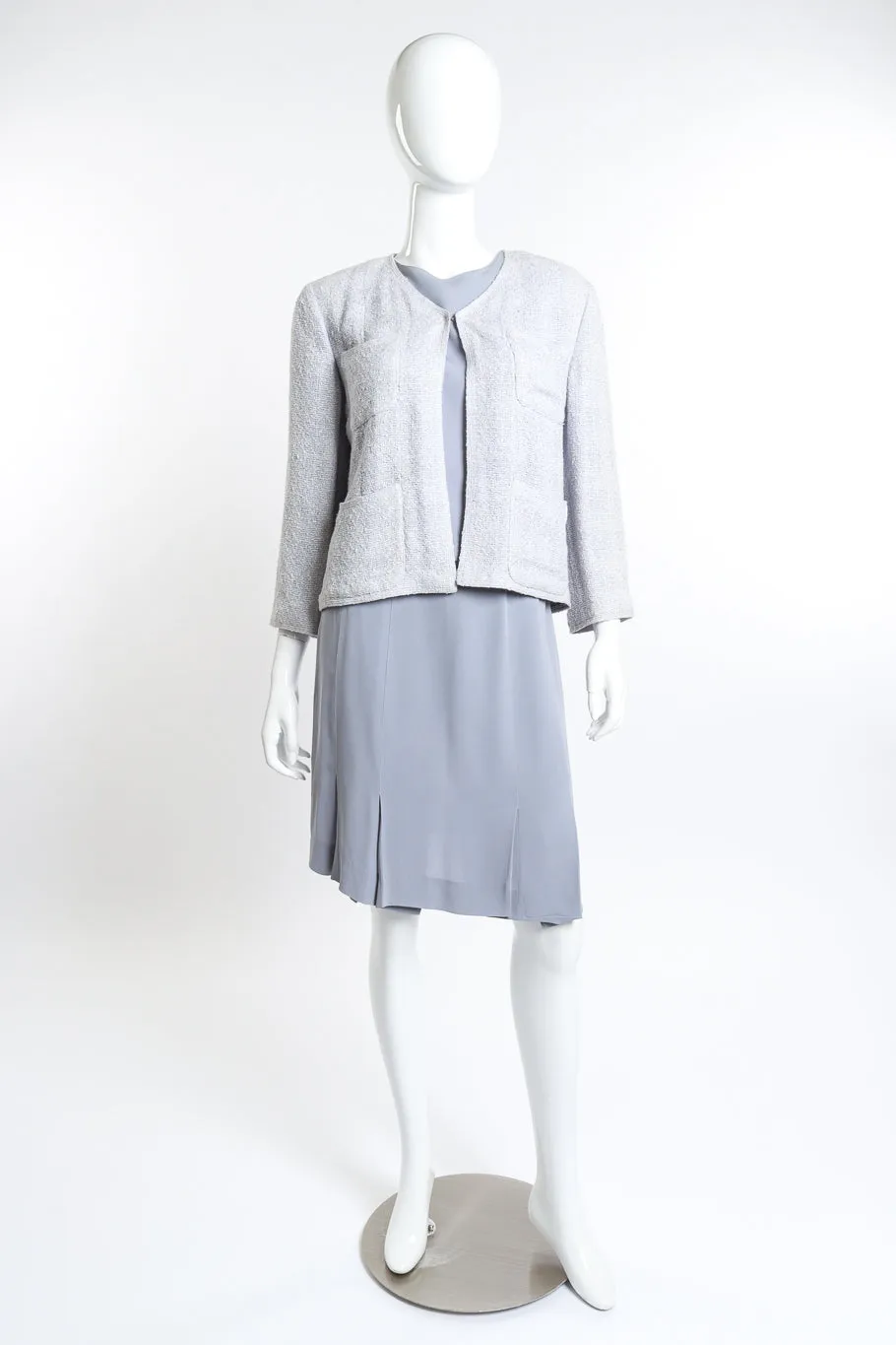 Boucle Jacket Three Piece Set