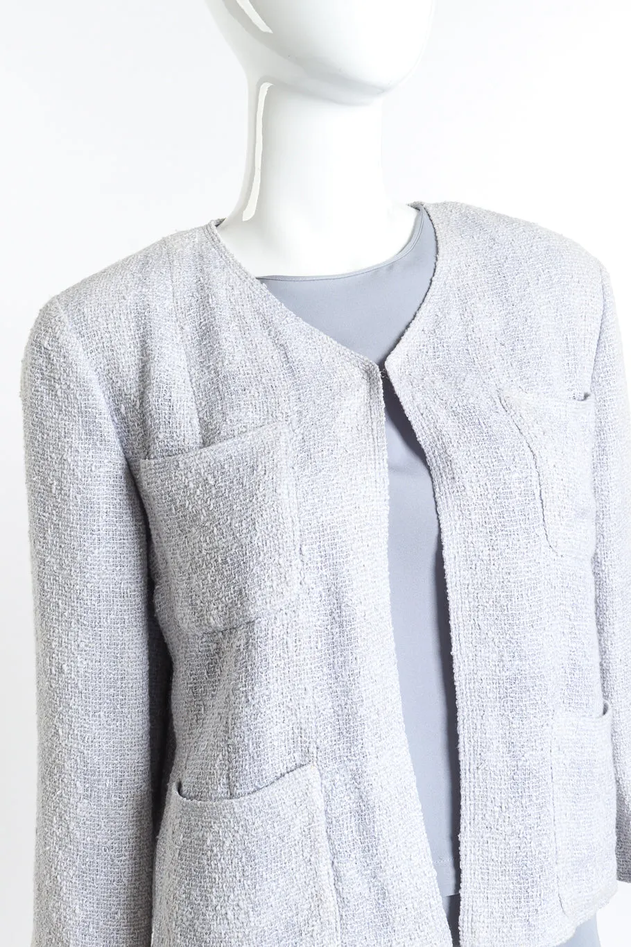 Boucle Jacket Three Piece Set