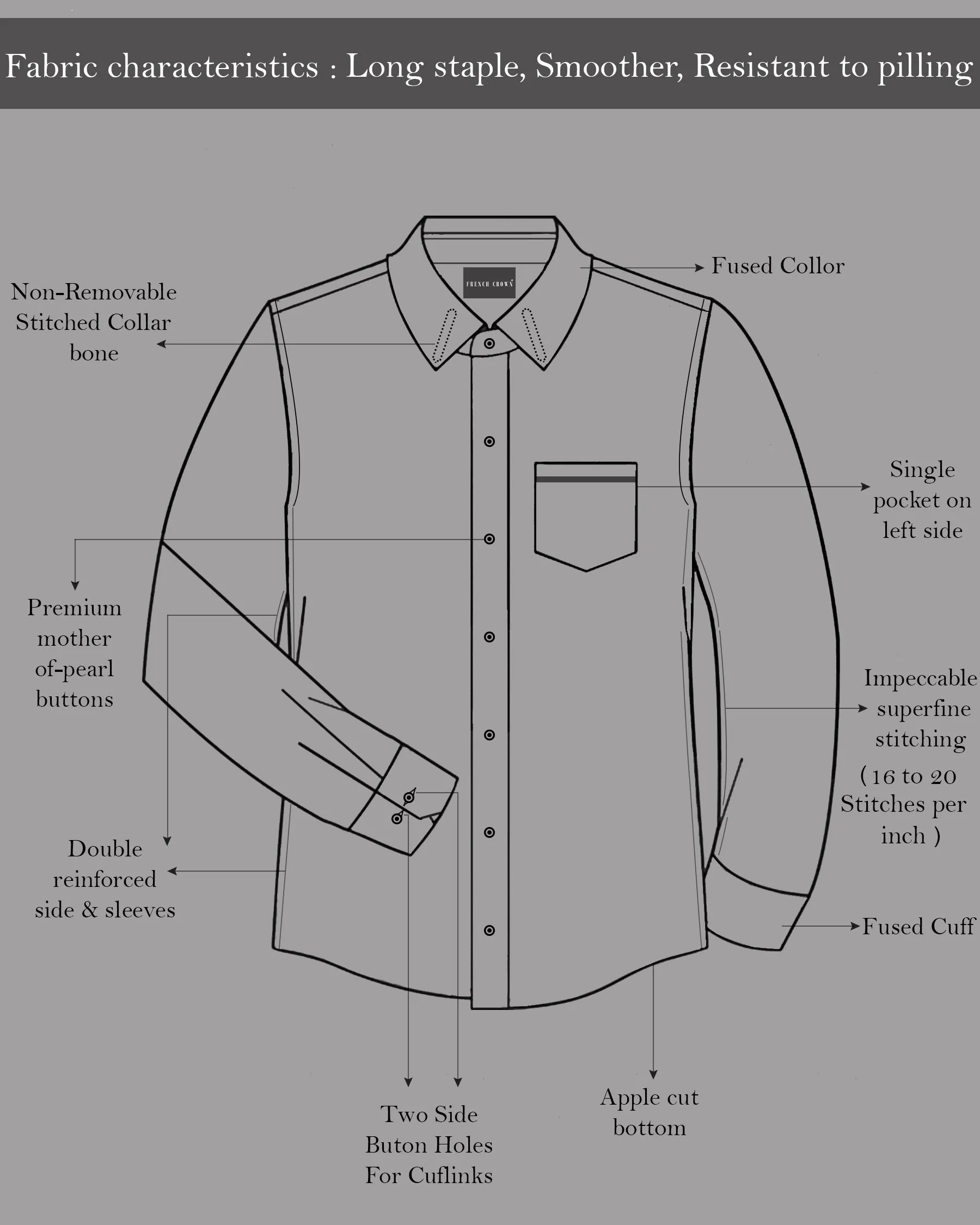Bourbon Brown Seersucker Giza Cotton Overshirt