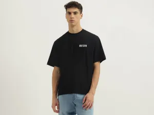 Boxy Fit Round Neck Printed Tshirt