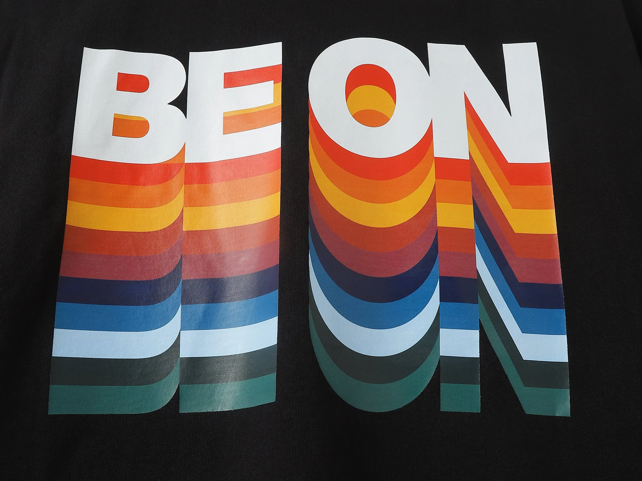 Boxy Fit Round Neck Printed Tshirt