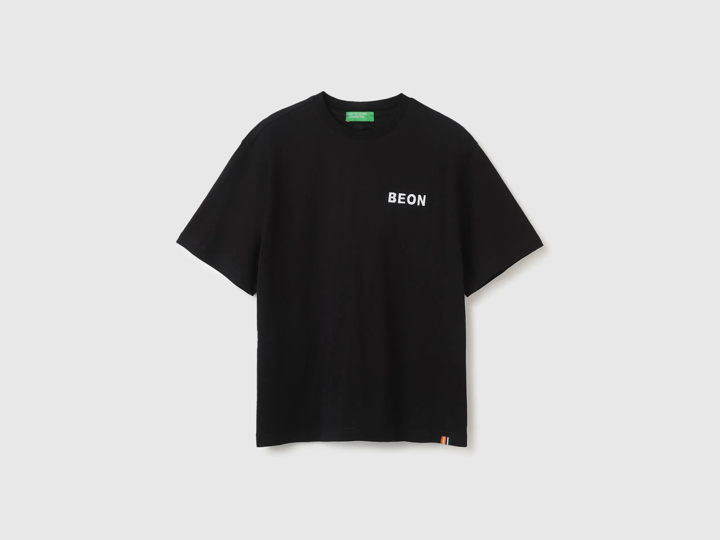 Boxy Fit Round Neck Printed Tshirt