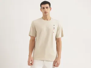 Boxy Fit Round Neck Solid T-Shirt