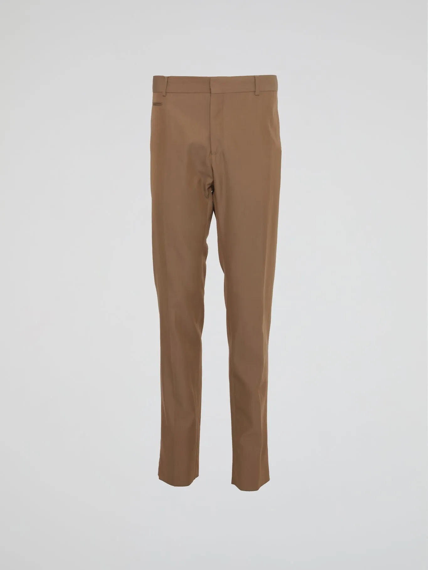 Brown Slim Fit Suit Pants