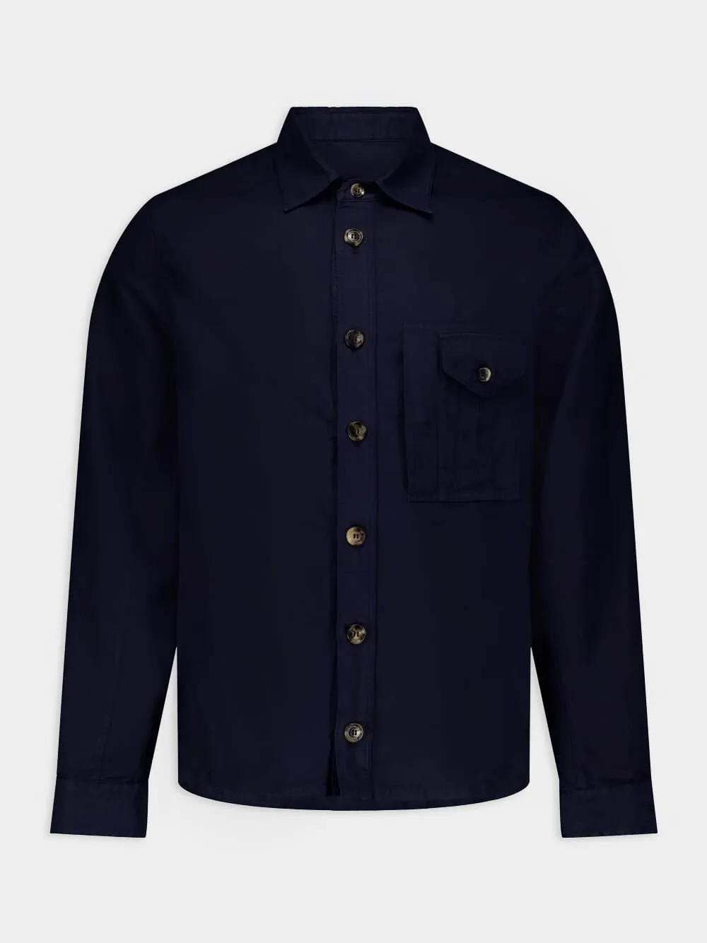 Buttoned Overshirt Jacket