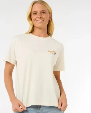 Cala Vadella Relaxed Tee - Bone