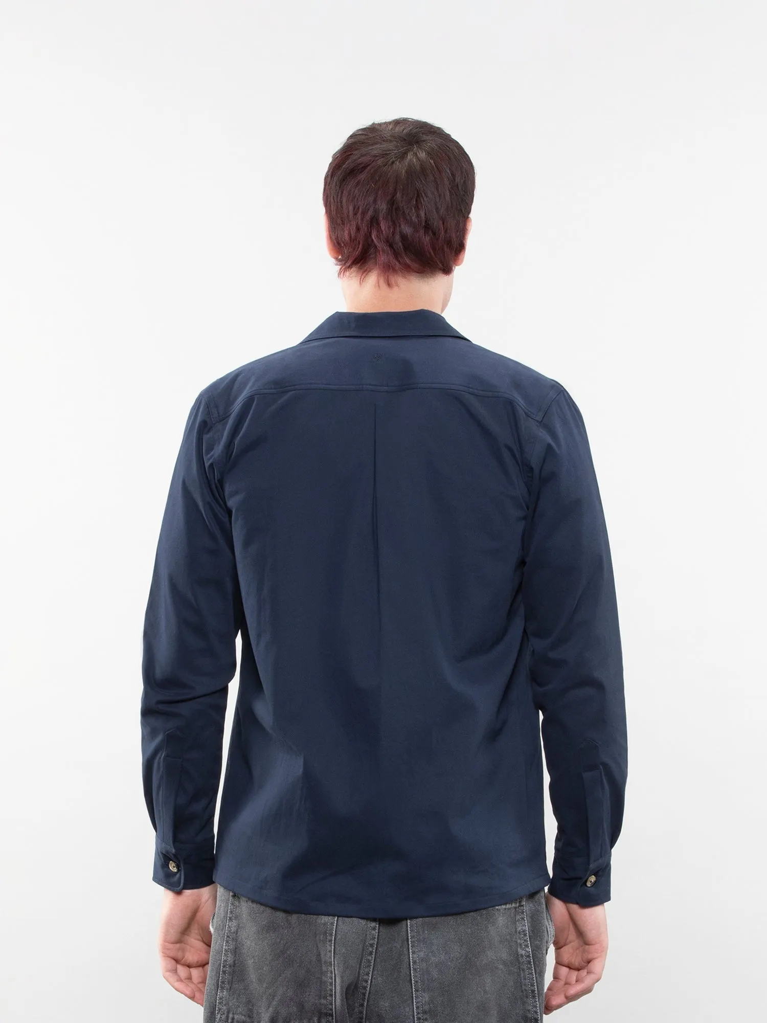 Camp collar overshirt