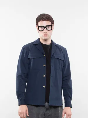 Camp collar overshirt