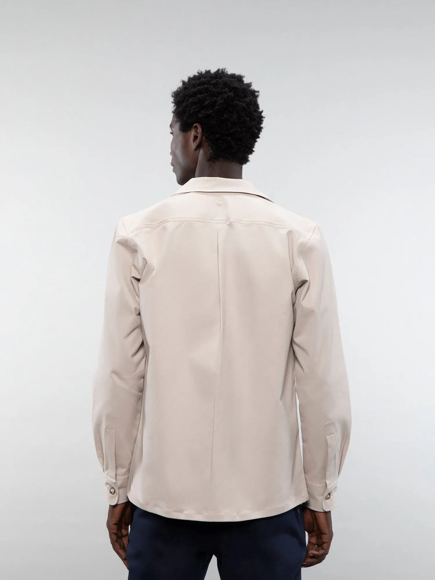 Camp collar overshirt