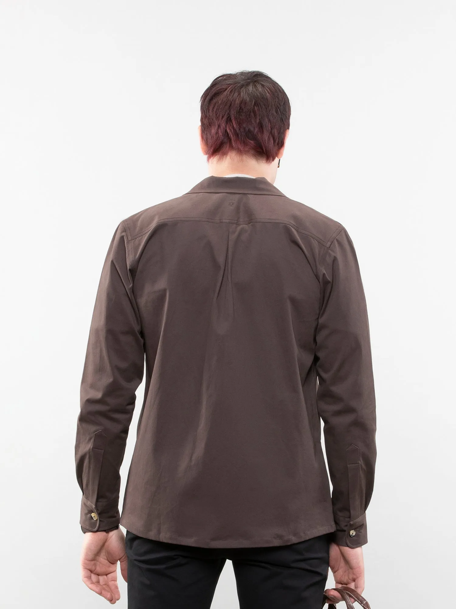 Camp collar overshirt