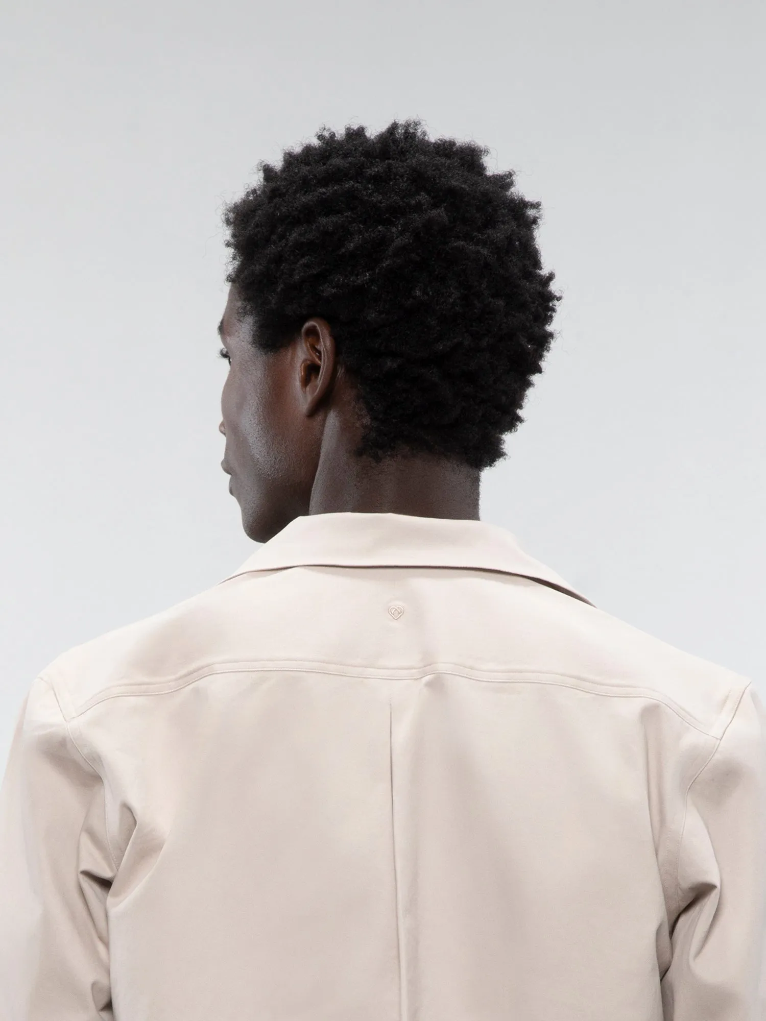 Camp collar overshirt