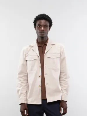 Camp collar overshirt