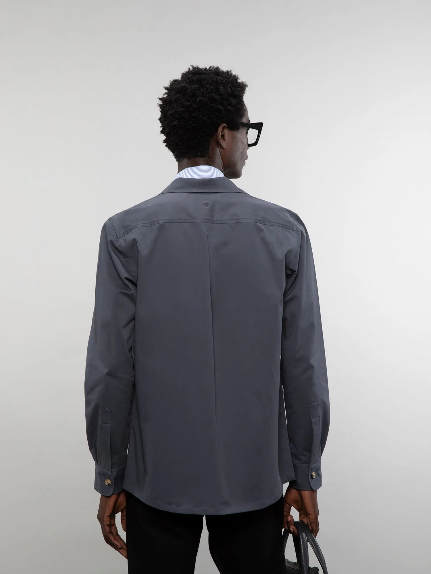 Camp collar overshirt