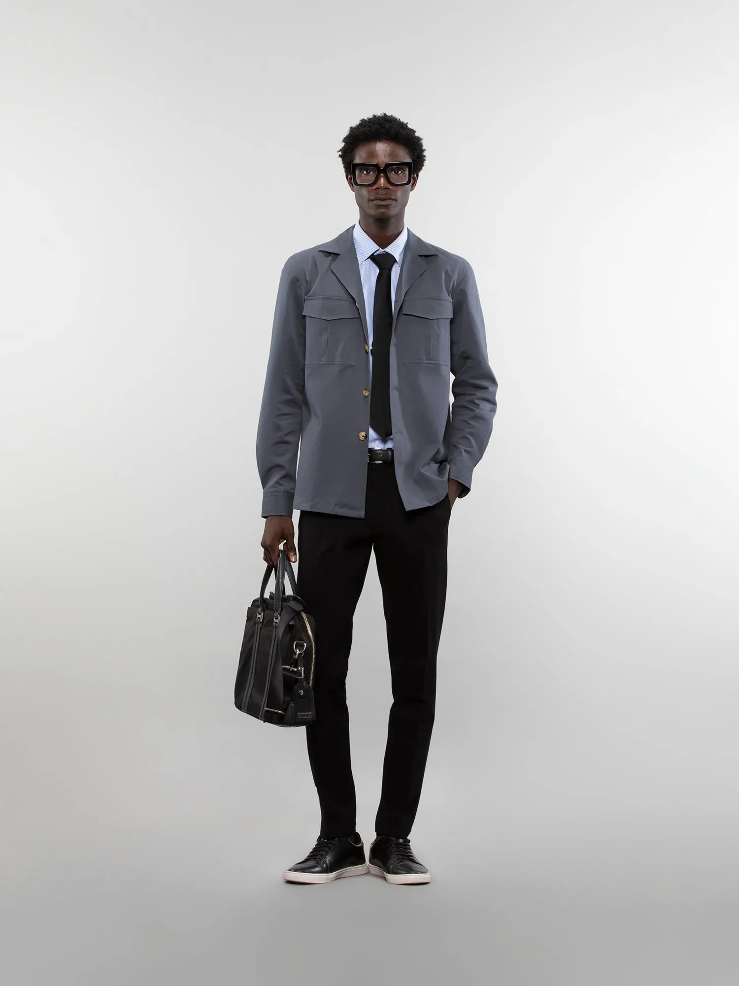 Camp collar overshirt