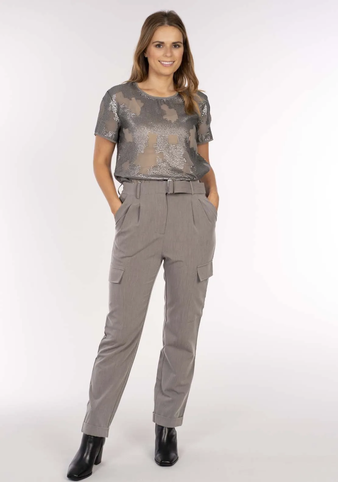 Cargo Suiting Pant - Grey