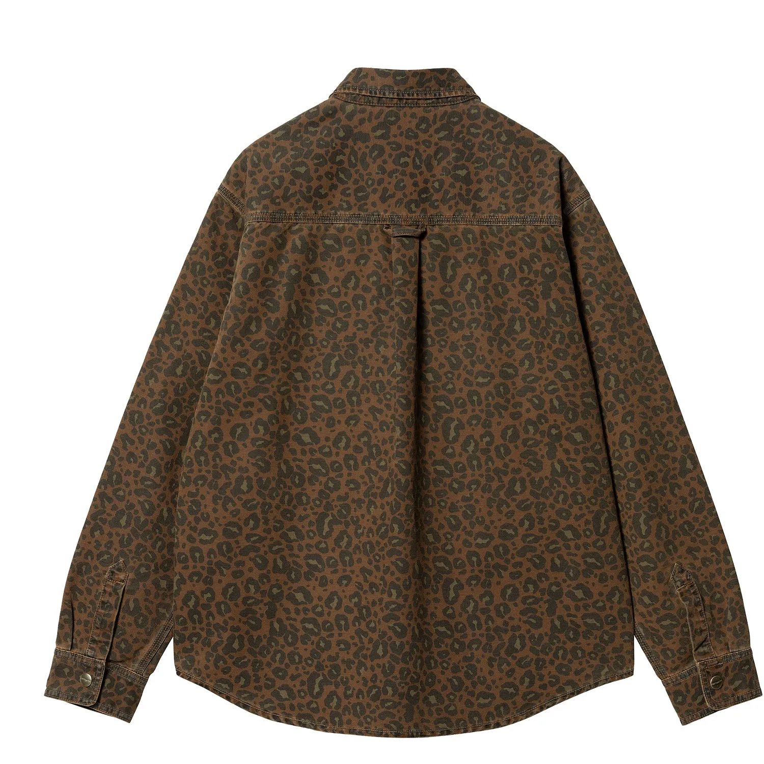 Carhatt WIP Conro Shirt Jac Camo Leo Tamarind