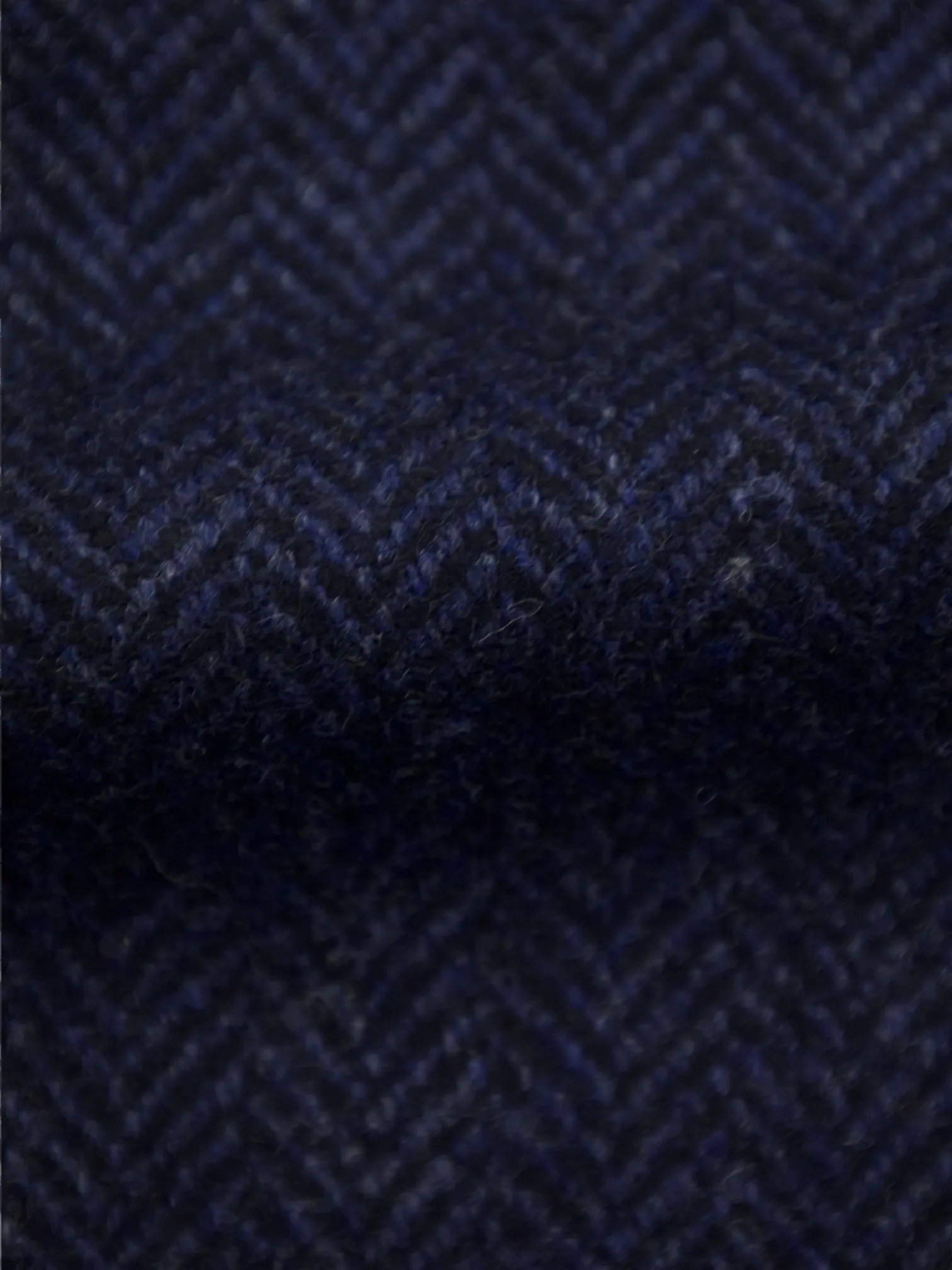 Caruso Blue Wool & Cashmere Herringbone “Butterfly” Jacket