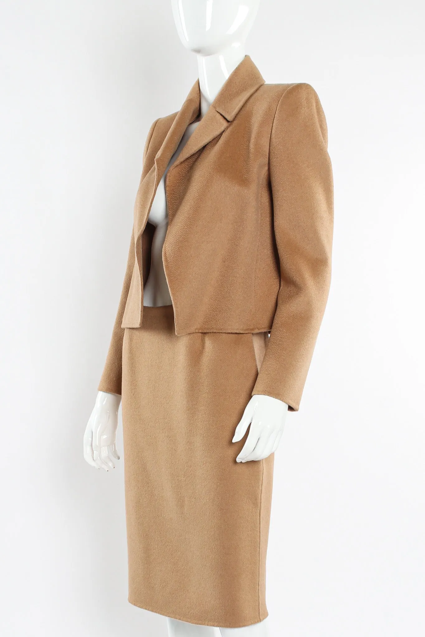 Cashmere Jacket & Skirt Set