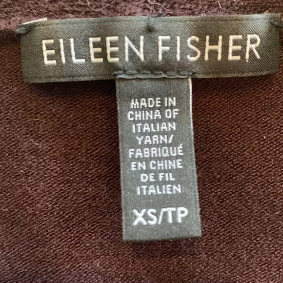 Cassis Wool Long Cardigan- Eileen Fisher