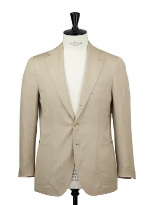 Cesare Attolini Khaki Escorial-Wool Unlined Twill Jacket