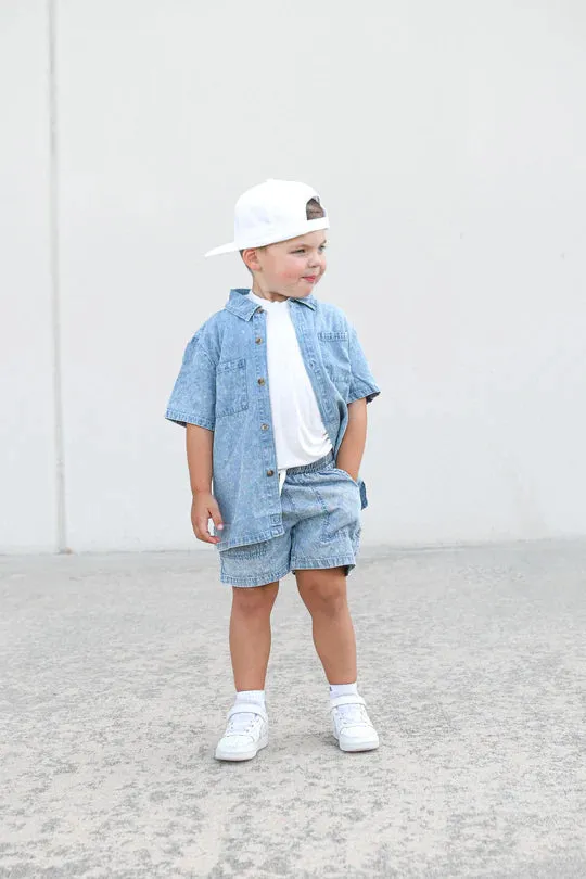 Chambray Button Up