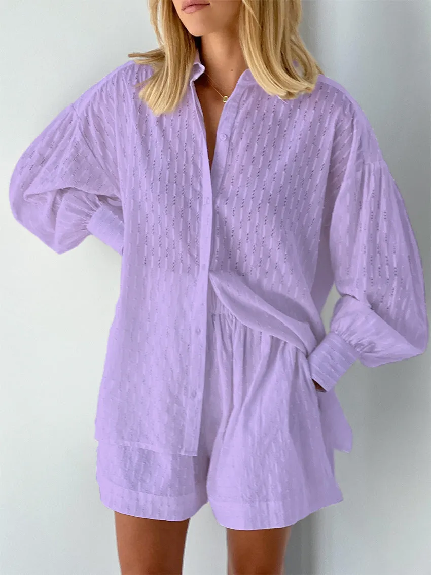 Charlotte™ - Effortlessly Stylish Breezy Shirt and Shorts Set