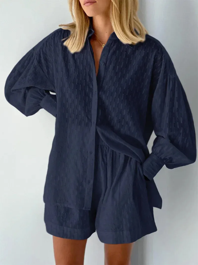Charlotte™ - Effortlessly Stylish Breezy Shirt and Shorts Set
