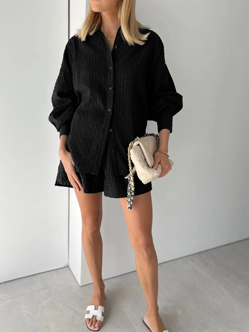 Charlotte™ - Effortlessly Stylish Breezy Shirt and Shorts Set