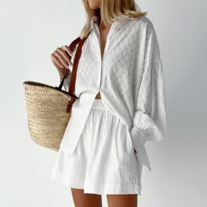 Charlotte™ - Effortlessly Stylish Breezy Shirt and Shorts Set