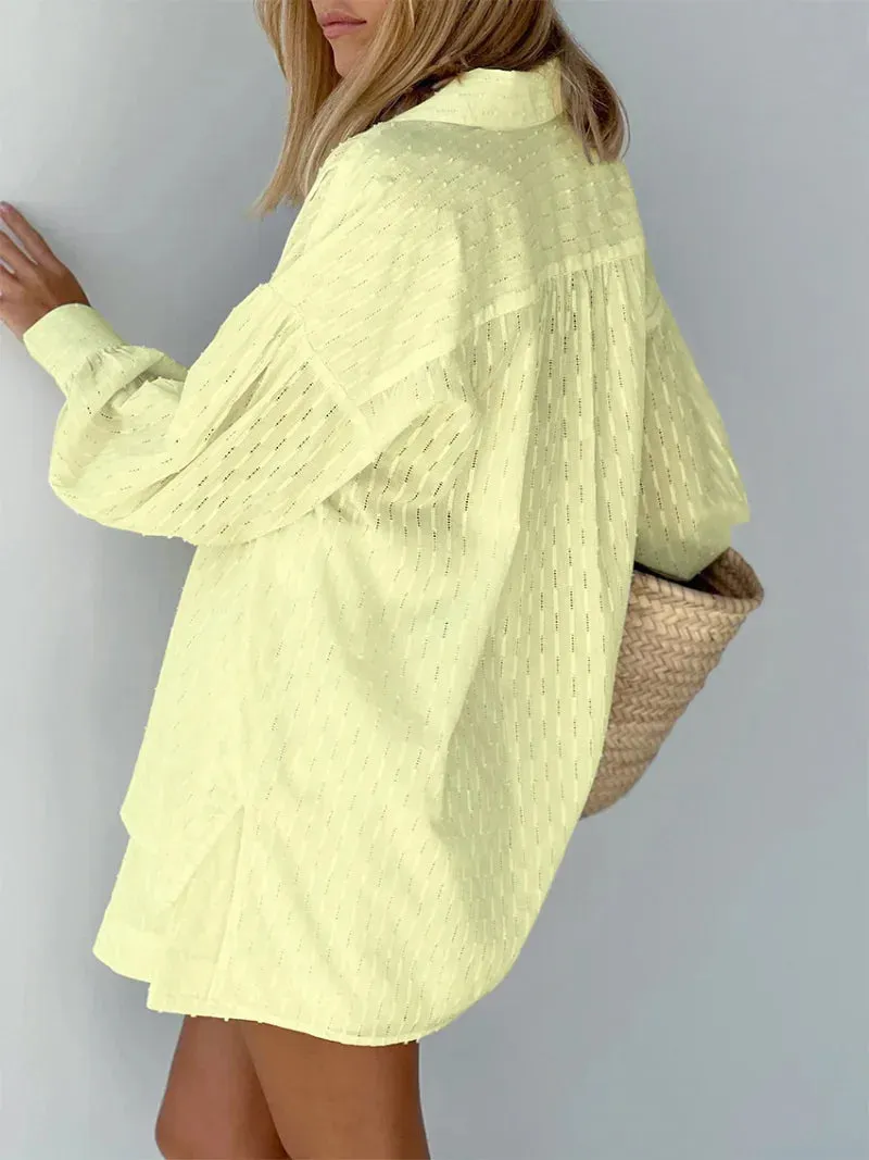 Charlotte™ - Effortlessly Stylish Breezy Shirt and Shorts Set