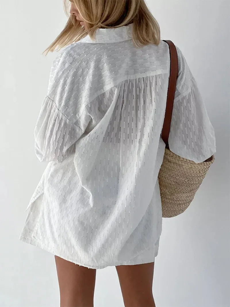 Charlotte™ - Effortlessly Stylish Breezy Shirt and Shorts Set