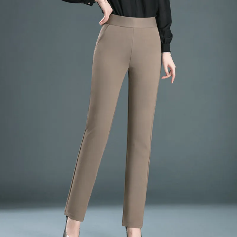 Chic High-Waisted Tailored Trousers