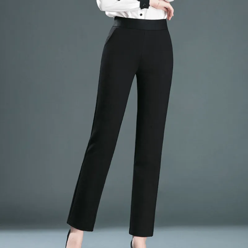 Chic High-Waisted Tailored Trousers