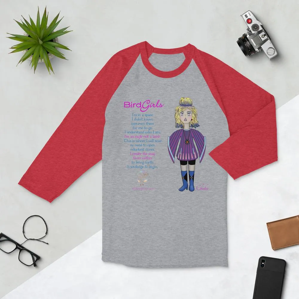 Chukar 3/4 sleeve raglan shirt