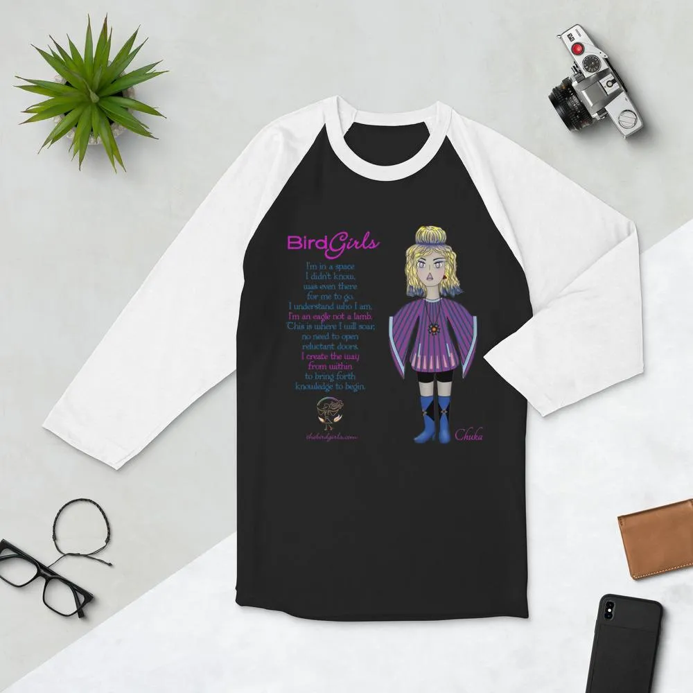 Chukar 3/4 sleeve raglan shirt