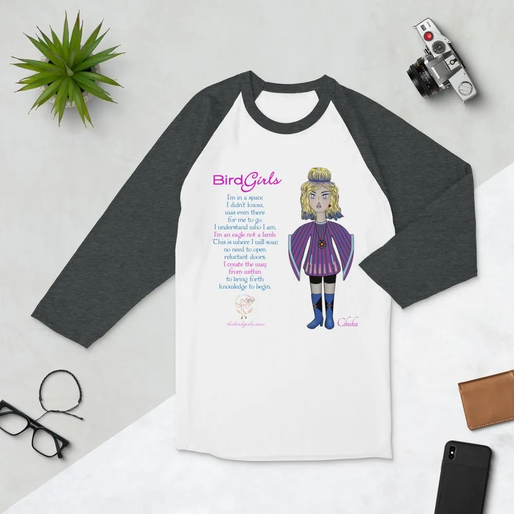 Chukar 3/4 sleeve raglan shirt