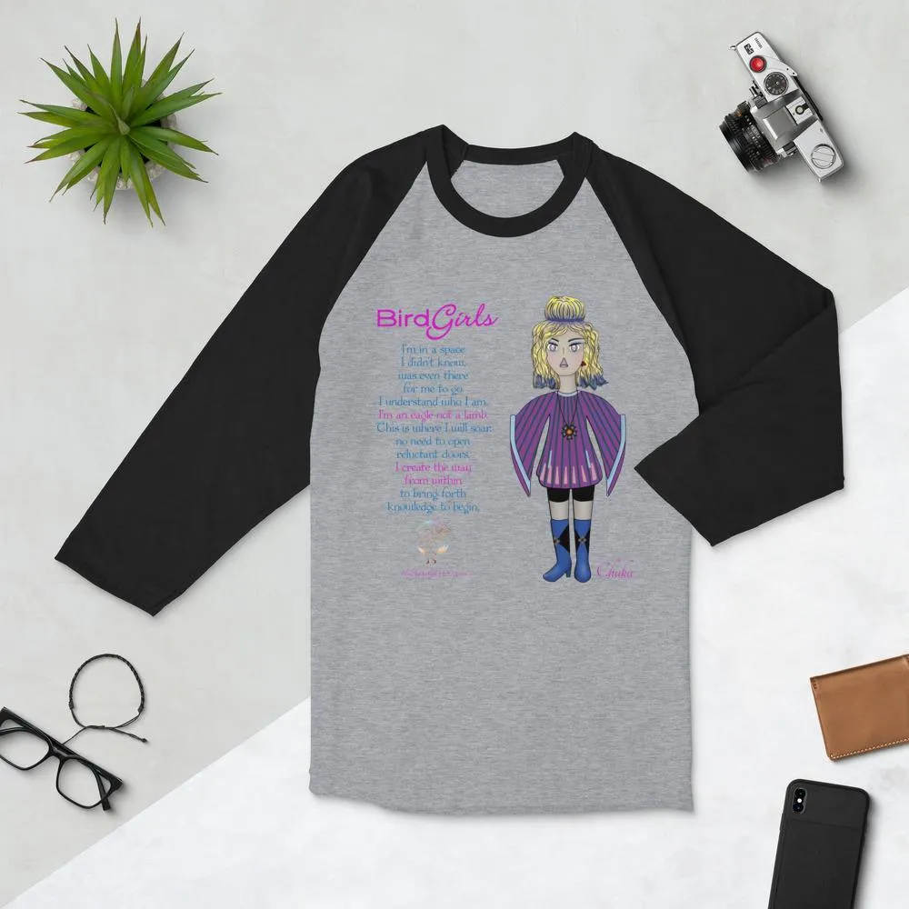 Chukar 3/4 sleeve raglan shirt