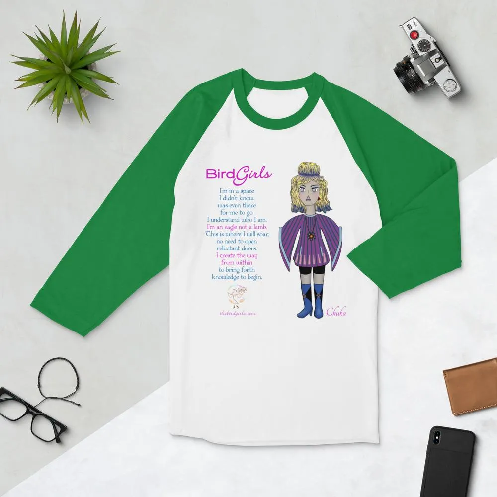 Chukar 3/4 sleeve raglan shirt