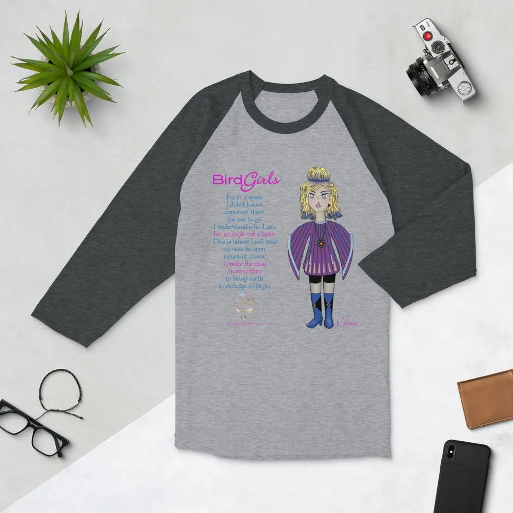 Chukar 3/4 sleeve raglan shirt