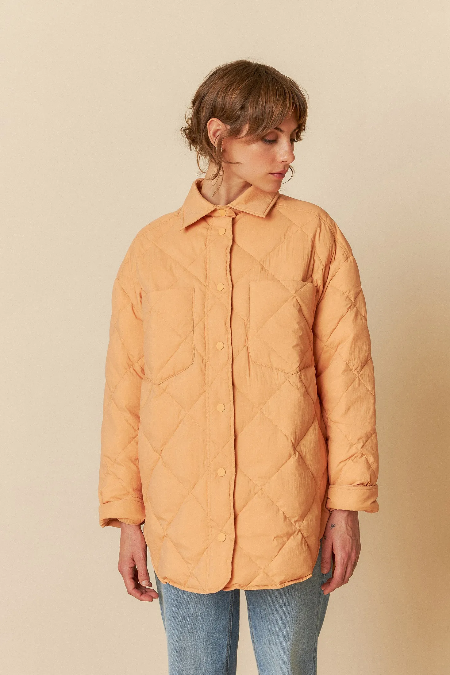 [CL] QUILTED OVERSHIRT