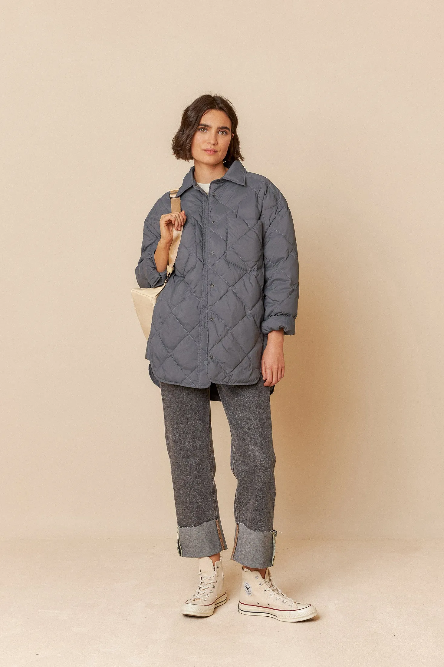 [CL] QUILTED OVERSHIRT