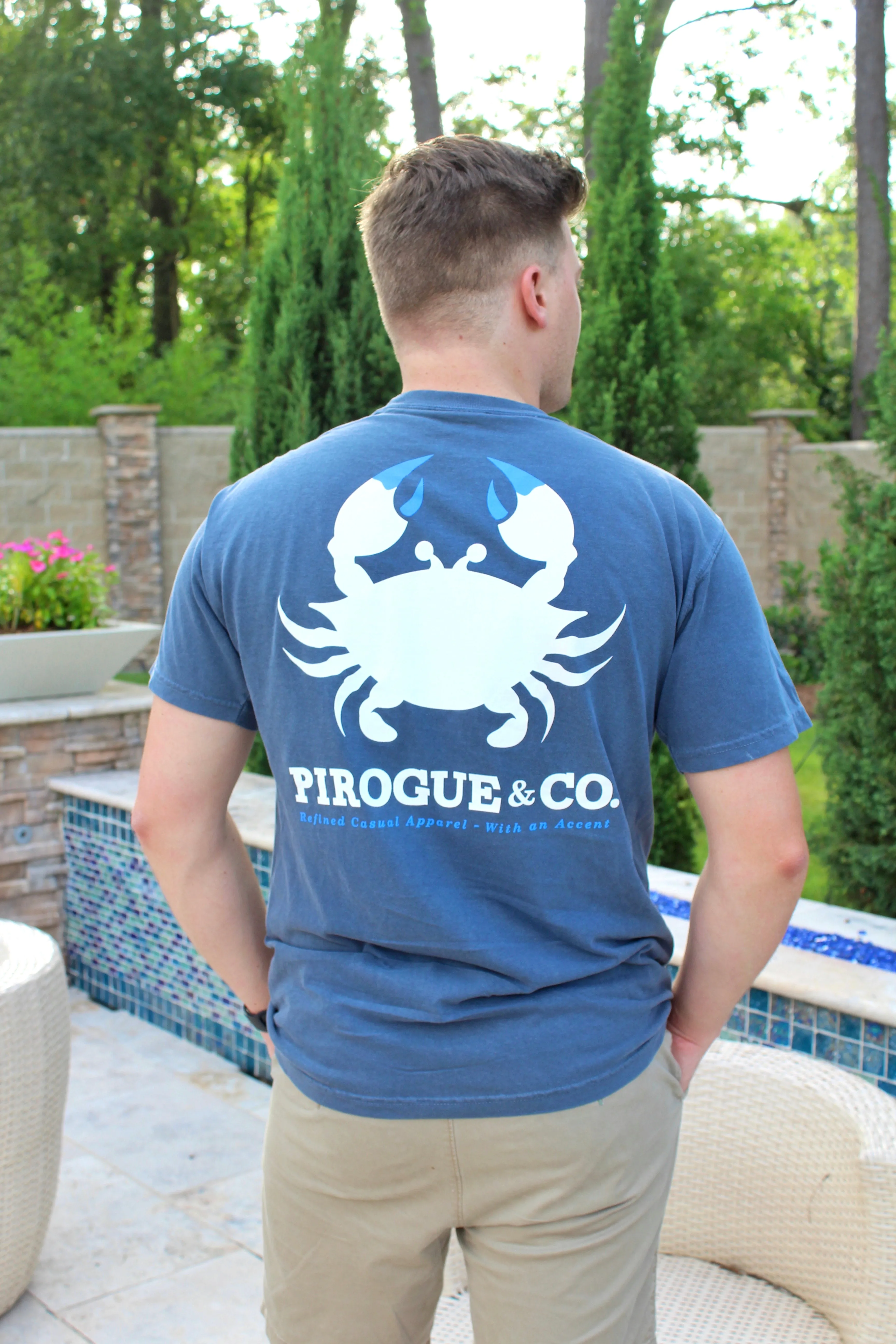 Classic Crab Tee | Marine Blue
