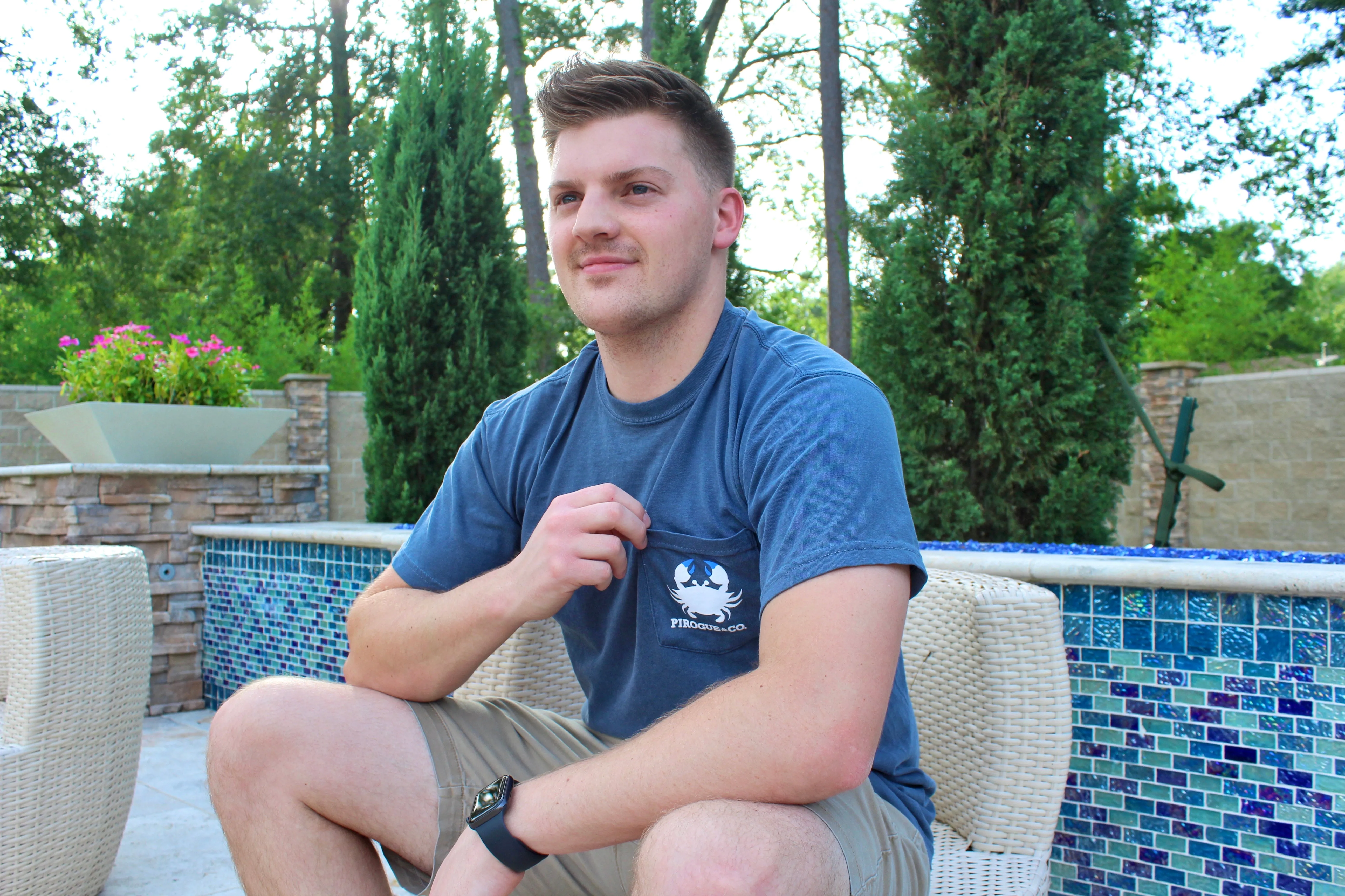 Classic Crab Tee | Marine Blue