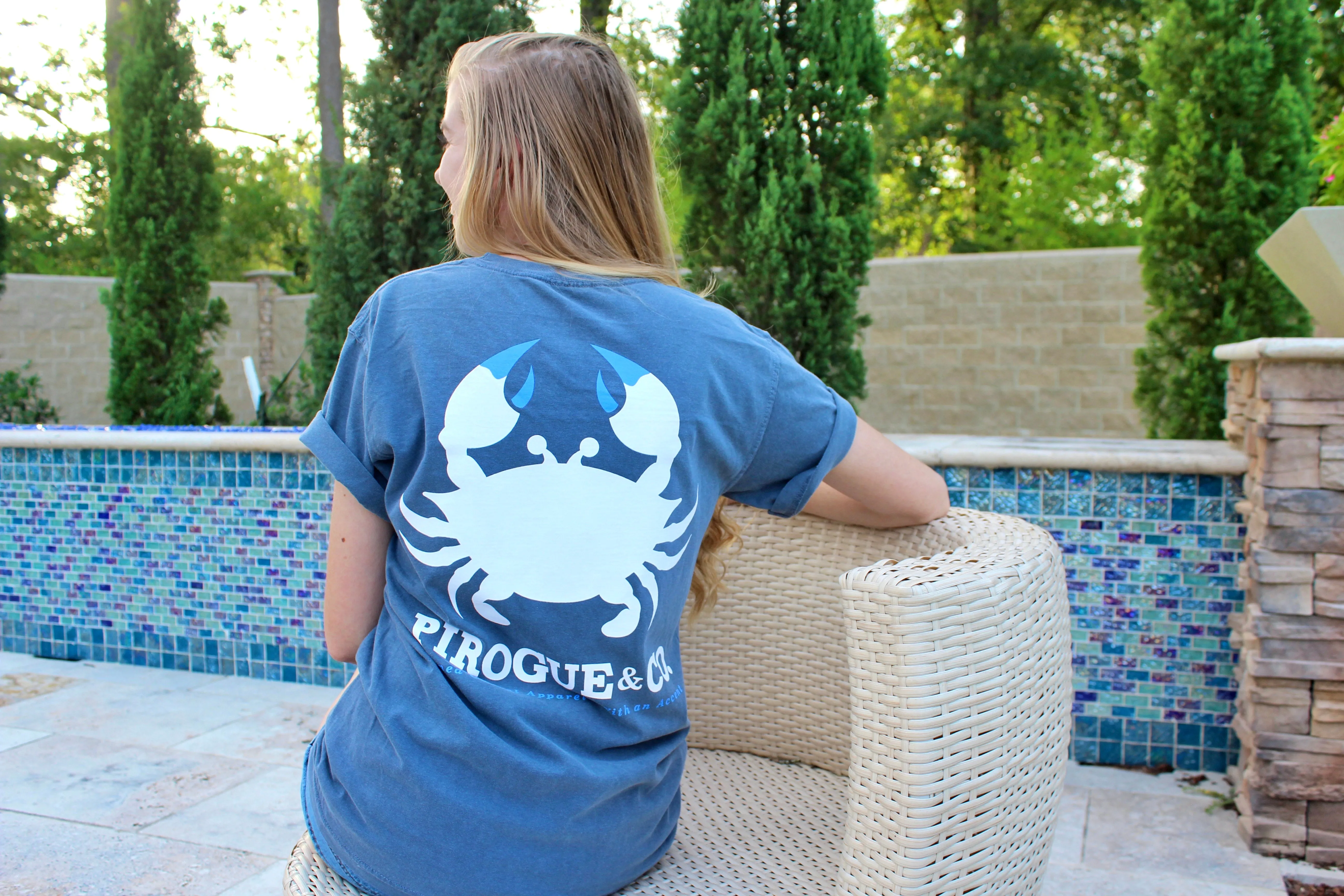 Classic Crab Tee | Marine Blue