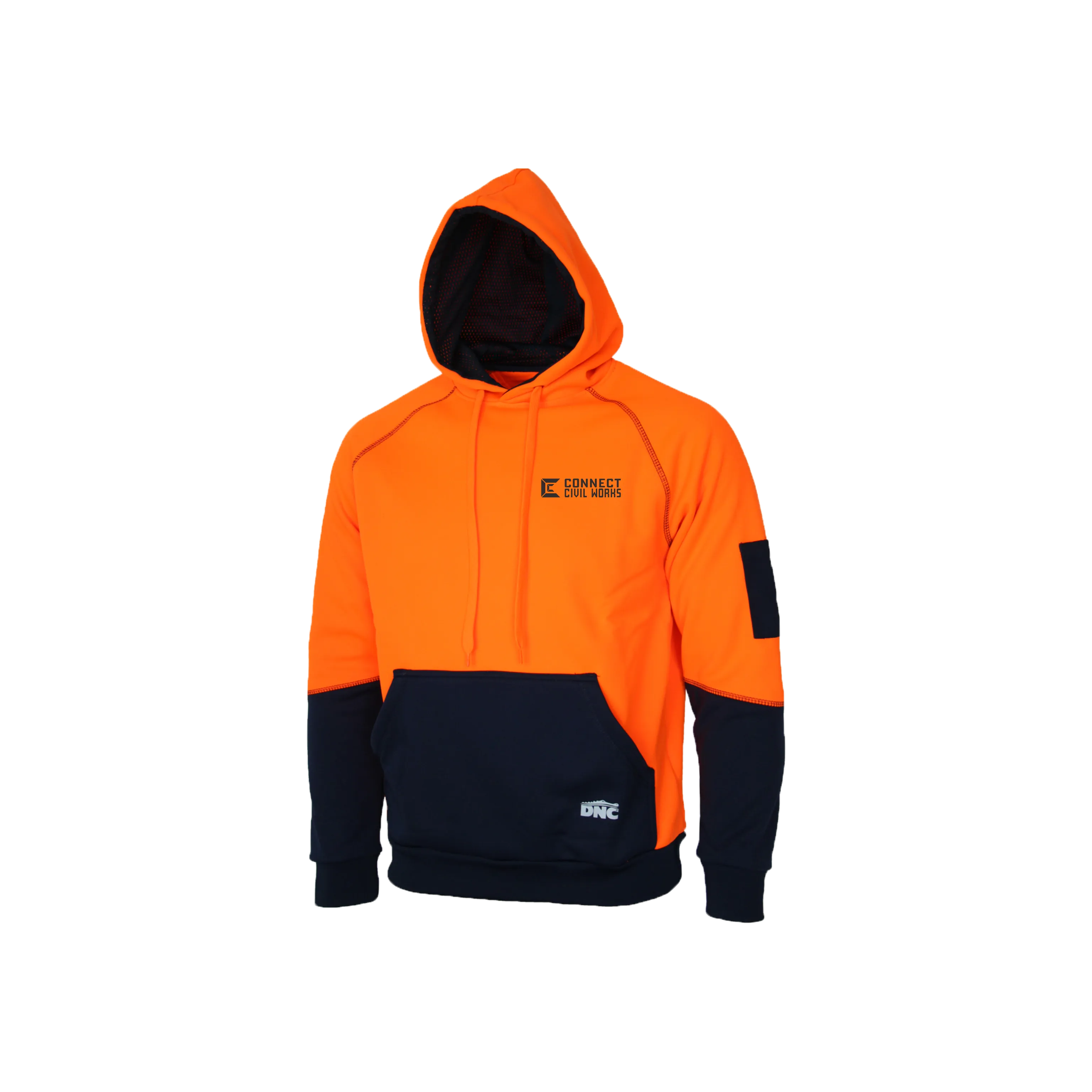 Connect Civil Works | HiVis Softshell Hoodie
