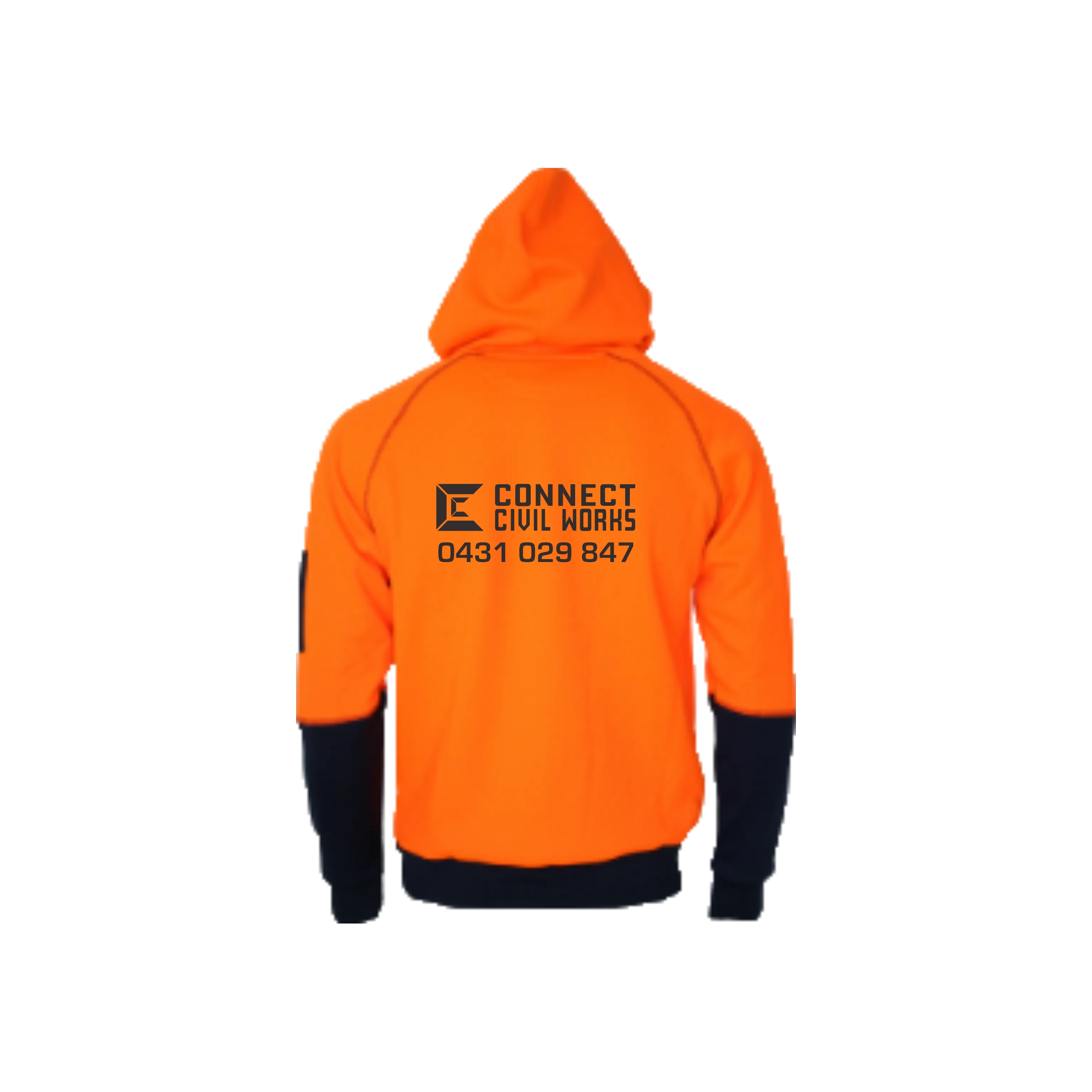 Connect Civil Works | HiVis Softshell Hoodie