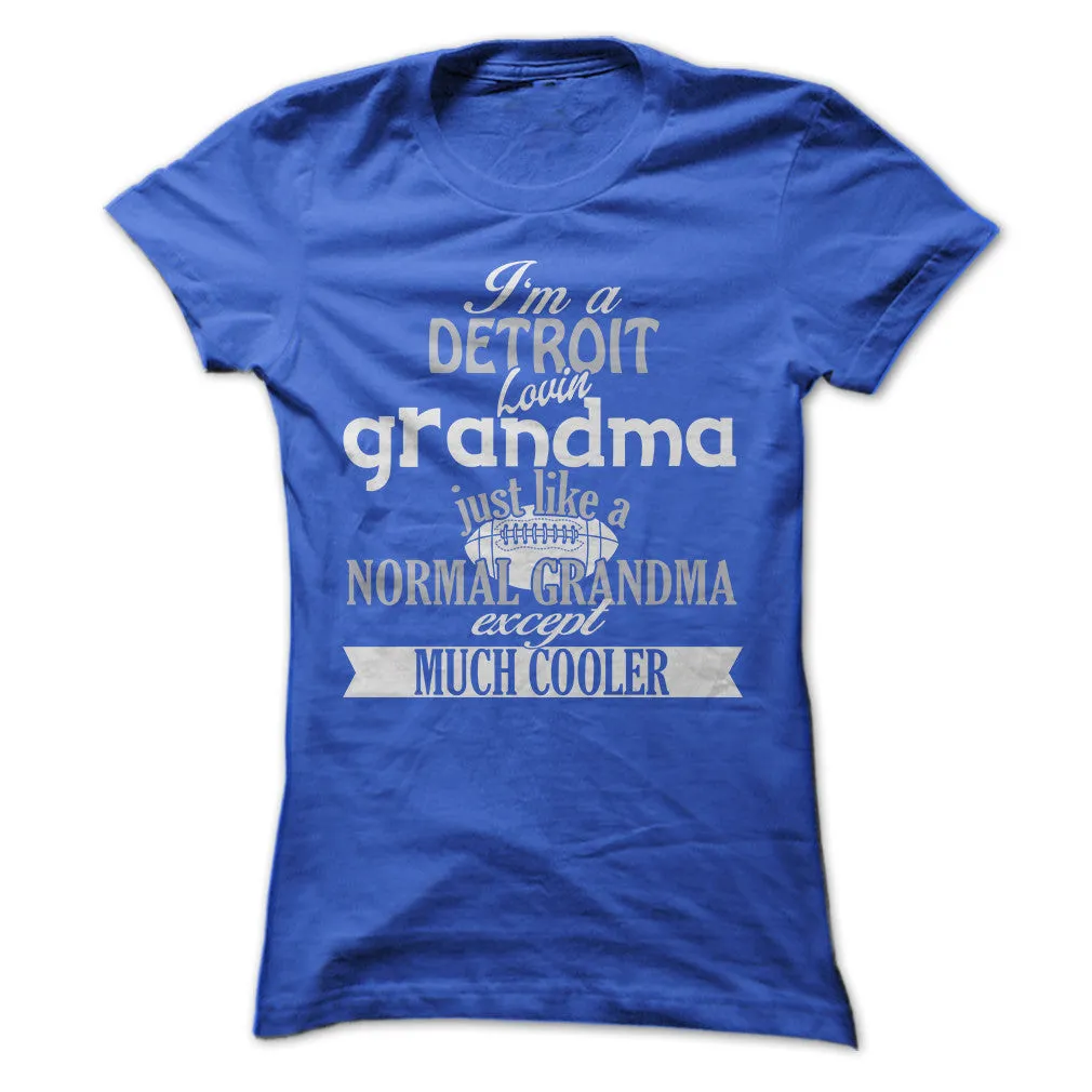 Cool Detroit Football Grandma